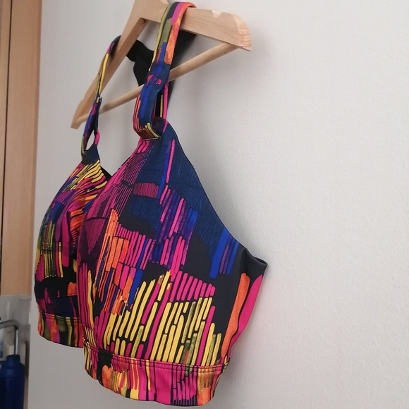 Brooks Juno Velcro Strap Adjustable High Support Sports Bra Plus Size 40D - Picture 6 of 16